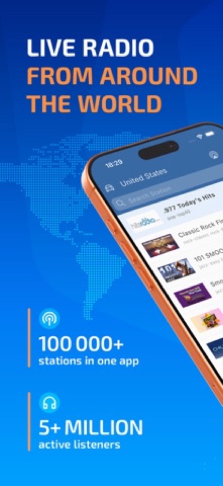 Online Radio Box main screen
